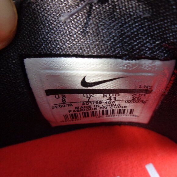 Nike LeBron 15 Low Shoes Blue Gray Basketball Air Max AO1755-400 Men's Size 8 - Picture 6 of 8